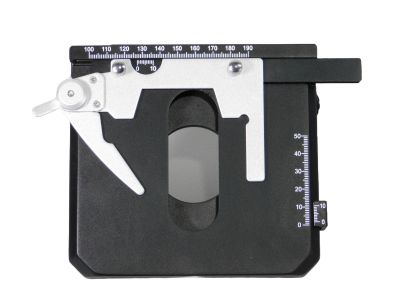 GRADUATED MECHANICAL STAGE (COAXIAL LOW POSITION CONTROLS) FOR G380 SERIES WITHOUT ABBE CONDENSER