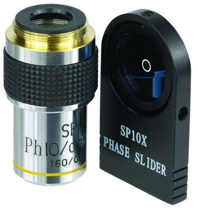 PHASE KIT: INCLUDES 10X SEMI-PLAN PHASE OBJECTIVE AND SLIDE-IN ANNULUS RING FOR G380 SERIES