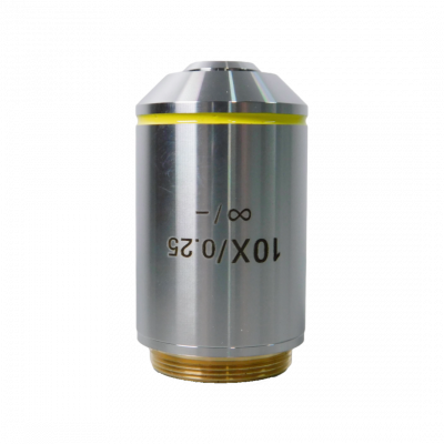 10X INFINITY ACHROMAT OBJECTIVE, NA 0.25