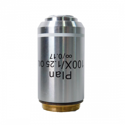 100X OIL IMMERSION INFINITY PLAN ACHROMAT OBJECTIVE, NA 1.25