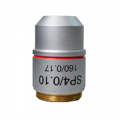 4X DIN SEMI-PLAN OBJECTIVE, N.A. 0.10 FOR G380 SERIES