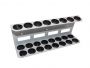 TUBE HOLDSTER™ RACK, 24 PLACE FOR TAPPED DX SERIES CENTRIFUGES